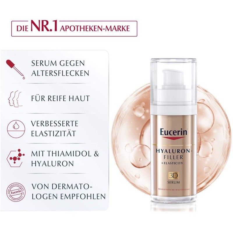 Eucerin hyaluron-filler elasticity 3d serum / Eucerin Radiance Lift 3D Serum 30ml.
